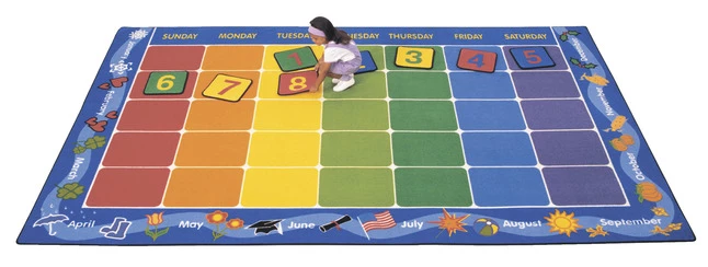 Flash Sale β Carpets For Kids Calendar Rug, 7 Feet 6 Inches X 12 Feet, Rectangle, Multicolored π 3 Flash Sale β Carpets For Kids Calendar Rug, 7 Feet 6 Inches X 12 Feet, Rectangle, Multicolored π