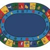 Cheap ⌛ Carpets For Kids Blocks Of Fun Rug, 6 Feet 9 Inches X 9 Feet 5 Inches, Oval, Multicolored 🎉 -Childcraft Sales 1285593 ecommfullsize