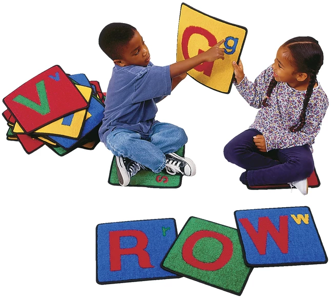 Outlet ⌛ Carpets For Kids KID$Value PLUS Alphabet Carpet Seating Squares, 12 X 12 Inches, Set Of 26, Multicolored ✔️ 3 Outlet ⌛ Carpets For Kids KID$Value PLUS Alphabet Carpet Seating Squares, 12 X 12 Inches, Set Of 26, Multicolored ✔️