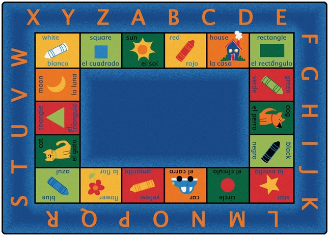 New π― Carpets For Kids Bilingual Circletime Rug, 5 Feet 10 Inches X 8 Feet 4 Inches, Rectangle, Blue β€οΈ 3 New π― Carpets For Kids Bilingual Circletime Rug, 5 Feet 10 Inches X 8 Feet 4 Inches, Rectangle, Blue β€οΈ