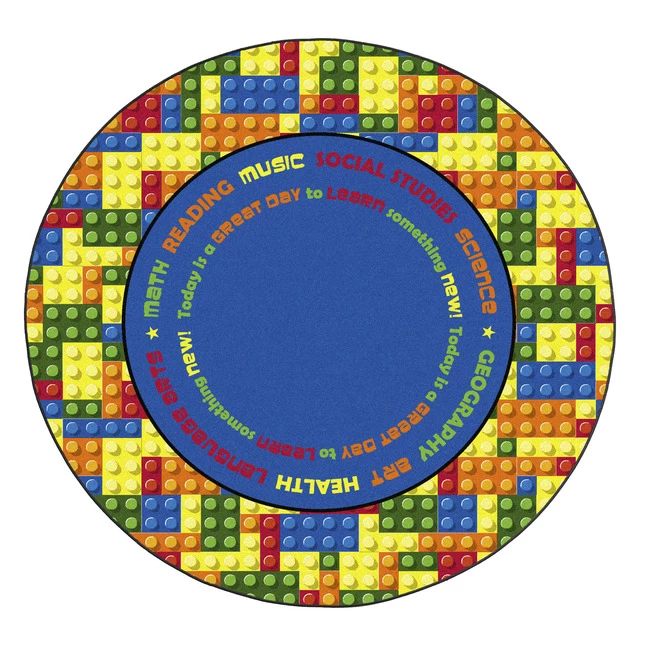 Buy π Flagship Carpets Learning Blocks Carpet, 6 Feet, Round π 3 Buy π Flagship Carpets Learning Blocks Carpet, 6 Feet, Round π