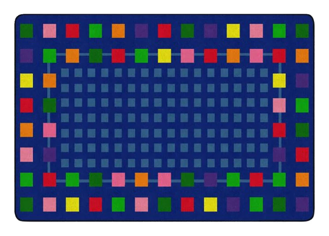 Best Pirce π₯ Flagship Carpets Rebordered Squares Carpet, 7 Feet 6 Inches X 12 Feet, Rectangle π 4 Best Pirce π₯ Flagship Carpets Rebordered Squares Carpet, 7 Feet 6 Inches X 12 Feet, Rectangle π - Image 2