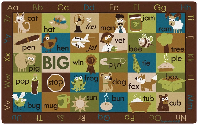 Discount 🤩 Carpets For Kids Rhyme Time Rug, 7 Feet 6 Inches X 12 Feet, Rectangle, Nature Colors, Brown 🤩 3 Discount 🤩 Carpets For Kids Rhyme Time Rug, 7 Feet 6 Inches X 12 Feet, Rectangle, Nature Colors, Brown 🤩