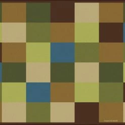Budget 💯 Carpets For Kids Nature Blocks Seating Carpet, 5 Feet 10 Inches X 8 Feet 4 Inches, Rectangle, Brown ✔️