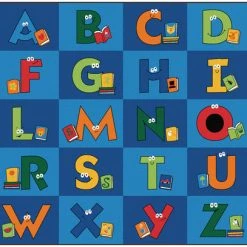 Alternative view of Best deal 😀 Carpets For Kids Reading Letters Library Rug, 7 Feet 6 Inches X 12 Feet, Rectangle, Multicolored ❤️
