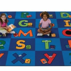 Best deal 😀 Carpets For Kids Reading Letters Library Rug, 7 Feet 6 Inches X 12 Feet, Rectangle, Multicolored ❤️