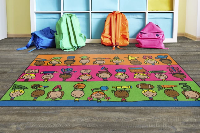 Hot Sale 𧨠Flagship Carpets Fun At School Carpet, 3 X 5 Feet, Rectangle π 6 Hot Sale 𧨠Flagship Carpets Fun At School Carpet, 3 X 5 Feet, Rectangle π - Image 4