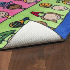 Alternative view of Deals ⌛ Flagship Carpets Fun At School Carpet, 5 X 8 Feet, Rectangle 🥰