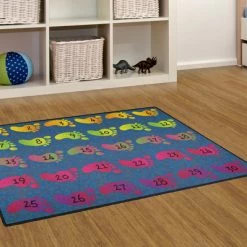 Budget π Flagship Carpets Counting Feet Carpet, 5 X 8 Feet, Rectangle π 11 Budget π Flagship Carpets Counting Feet Carpet, 5 X 8 Feet, Rectangle π -Childcraft Sales 1468513 C ecommfullsize