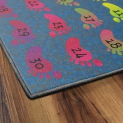 Budget π Flagship Carpets Counting Feet Carpet, 5 X 8 Feet, Rectangle π 10 Budget π Flagship Carpets Counting Feet Carpet, 5 X 8 Feet, Rectangle π -Childcraft Sales 1468513 E ecommfullsize