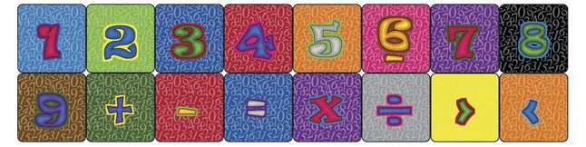 Flash Sale π Flagship Carpets Mathematic Carpet Squares, 18 X 18 Inches, Set Of 16 π 3 Flash Sale π Flagship Carpets Mathematic Carpet Squares, 18 X 18 Inches, Set Of 16 π