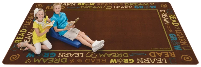 Coupon ⌛ Carpets For Kids Read To Dream Border Rug, 6 X 9 Feet, Rectangle, Nature Colors, Brown ✨ 4 Coupon ⌛ Carpets For Kids Read To Dream Border Rug, 6 X 9 Feet, Rectangle, Nature Colors, Brown ✨ - Image 2