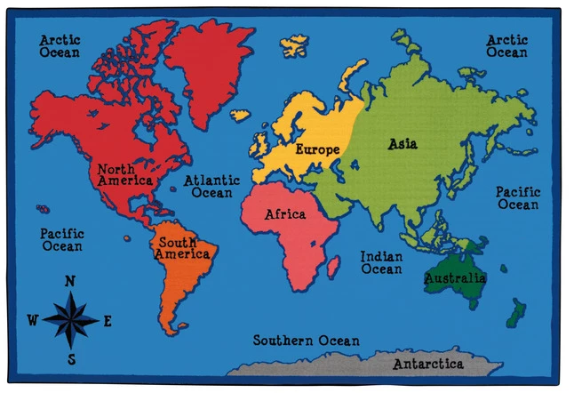 Top 10 π Carpets For Kids KID$Value PLUS World Map Classroom Rug, 8 X 12 Feet, Rectangle, Multicolored β 3 Top 10 π Carpets For Kids KID$Value PLUS World Map Classroom Rug, 8 X 12 Feet, Rectangle, Multicolored β