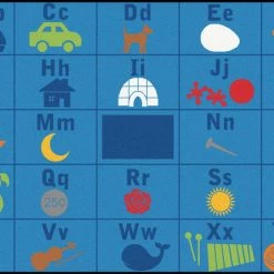 Brand new ❤️ Carpets For Kids KID$Value PLUS Alphabet Seating Carpet, 6 X 9 Feet, Rectangle, Multicolored ⭐