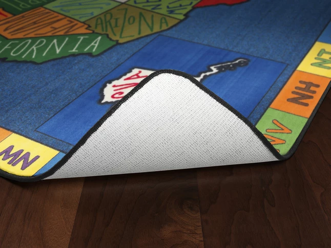 Cheapest π Flagship Carpets My America Doodle Map Rug, 6 Feet X 8 Feet 4 Inches, Rectangle π 5 Cheapest π Flagship Carpets My America Doodle Map Rug, 6 Feet X 8 Feet 4 Inches, Rectangle π - Image 3