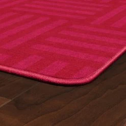 Alternative view of Top 10 ✔️ Flagship Carpets Hashtag Tone On Tone, 7 Feet 6 Inches X 12 Feet, Cherry 🌟