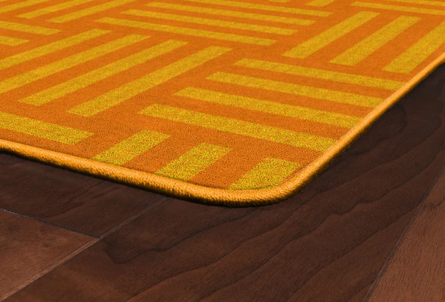 Discount π Flagship Carpets Hashtag Tone On Tone, 6 Feet X 8 Feet 4 Inches, Orange π 5 Discount π Flagship Carpets Hashtag Tone On Tone, 6 Feet X 8 Feet 4 Inches, Orange π - Image 3