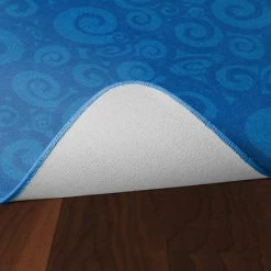 New ✨ Flagship Carpets Swirl Tone On Tone, 6 Feet X 8 Feet 4 Inches, Blue 🎉 -Childcraft Sales 1527757 B ecommfullsize 1