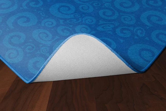 Cheapest π Flagship Carpets Swirl Tone On Tone, 7 Feet 6 Inches X 12 Feet, Blue π 5 Cheapest π Flagship Carpets Swirl Tone On Tone, 7 Feet 6 Inches X 12 Feet, Blue π - Image 3