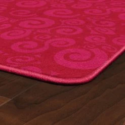 Cheapest 🥰 Flagship Carpets Swirl Tone On Tone, Cherry, 6 Feet X 8 Feet 4 Inches, Rectangle 🔔 -Childcraft Sales 1527760 C ecommfullsize