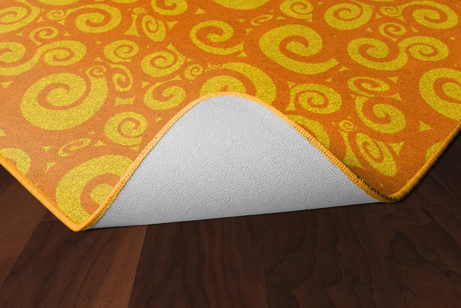 Hot Sale βοΈ Flagship Carpets Swirl Tone On Tone, Orange, 6 Feet X 8 Feet 4 Inches π 7 Hot Sale βοΈ Flagship Carpets Swirl Tone On Tone, Orange, 6 Feet X 8 Feet 4 Inches π - Image 5