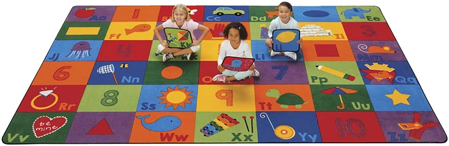 Promo π₯° Carpets For Kids Sequential Seating Literacy Carpet, 4 X 6 Feet, Rectangle, Multicolored π 4 Promo π₯° Carpets For Kids Sequential Seating Literacy Carpet, 4 X 6 Feet, Rectangle, Multicolored π - Image 2
