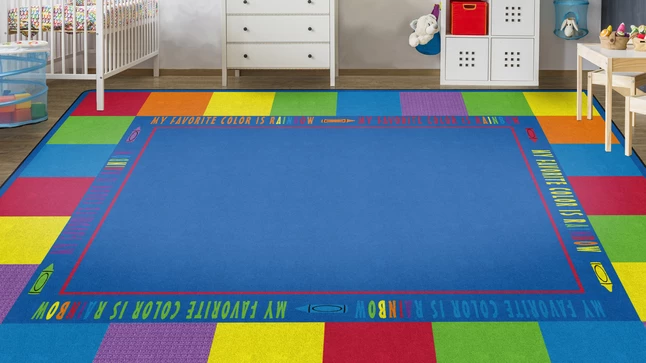 Hot Sale 𧨠Flagship Carpets My Favorite Colors Carpet, 6 Feet X 8 Feet 4 Inches, Rectangle βοΈ 5 Hot Sale 𧨠Flagship Carpets My Favorite Colors Carpet, 6 Feet X 8 Feet 4 Inches, Rectangle βοΈ - Image 3