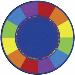 Wholesale 🎉 Flagship Carpets My Favorite Colors Carpet, 6 Feet, Round 🔔