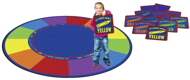 Top 10 π Flagship Carpets My Favorite Colors Carpet Seating Squares, 16 X 16 Inches, Set Of 12 π― 4 Top 10 π Flagship Carpets My Favorite Colors Carpet Seating Squares, 16 X 16 Inches, Set Of 12 π― - Image 2