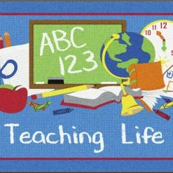 Discount 🥰 Flagship Carpets Teaching Life Rug, 2 X 3 Feet, Rectangle 👍