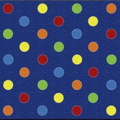 New 🛒 Flagship Carpets Dots Carpet, Primary Colors, 7 Feet 6 Inches X 12 Feet, Rectangle 🛒