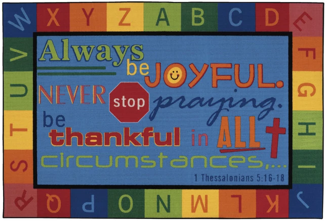 Cheap π Carpets For Kids KID$Value PLUS Always Be Joyful Rug, 6 X 9 Feet, Rectangle, Multicolored π 3 Cheap π Carpets For Kids KID$Value PLUS Always Be Joyful Rug, 6 X 9 Feet, Rectangle, Multicolored π