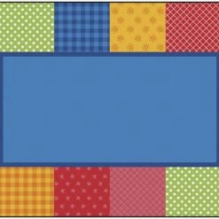 Coupon 🛒 Carpets For Kids KIDSoft Pattern Blocks Carpet, 6 X 9 Feet, Rectangle, Multicolored 🧨