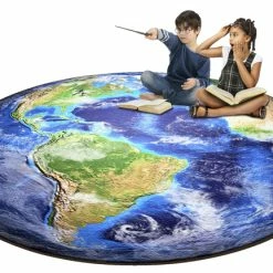 Alternative view of Flash Sale 👍 Flagship Carpets All Around The World Carpet, 6 Feet, Round 😀