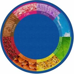 Flash Sale 🌟 Flagship Carpets See My Colors Carpet, 6 Feet, Round 🛒
