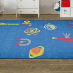 Flash Sale ✔️ Flagship Carpets STEAM Carpet, 7 Feet 6 Inches X 12 Feet, Rectangle, Blue 🤩 -Childcraft Sales 1595567 E ecommfullsize 1