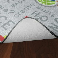 Buy 😉 Flagship Carpets STEM Carpet, 7 Feet 6 Inches X 12 Feet, Rectangle, Gray 🎉 -Childcraft Sales 1595573 C ecommfullsize 1