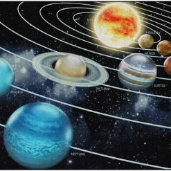 Buy π Flagship Carpets Traveling The Solar System Carpet, 7 Feet 6 Inches X 12 Feet, Rectangle β