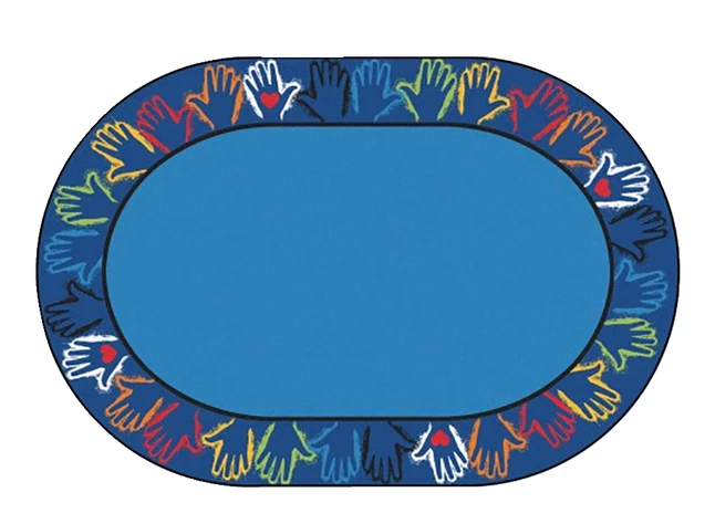 Best deal π₯° Carpets For Kids Hands Together Carpet, 6 X 9 Feet, Oval, Multicolored π 3 Best deal π₯° Carpets For Kids Hands Together Carpet, 6 X 9 Feet, Oval, Multicolored π