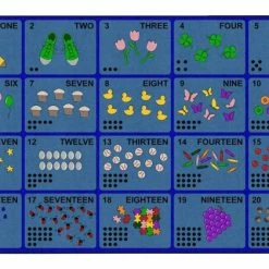 Deals π Childcraft Learn To Count Carpet, 8 X 12 Feet, Rectangle π