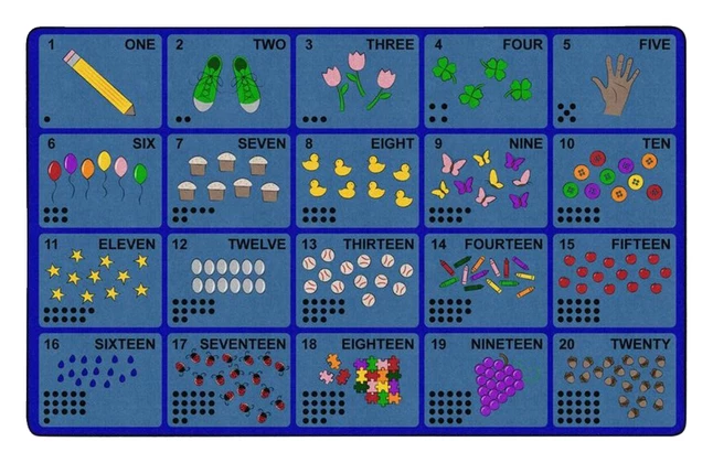 Deals π Childcraft Learn To Count Carpet, 8 X 12 Feet, Rectangle π 3 Deals π Childcraft Learn To Count Carpet, 8 X 12 Feet, Rectangle π