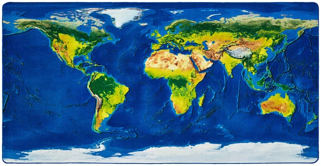 Outlet π Carpets For Kids Learn Our Earth Map Carpet, 6 X 12 Feet, Rectangle, Blue π 3 Outlet π Carpets For Kids Learn Our Earth Map Carpet, 6 X 12 Feet, Rectangle, Blue π