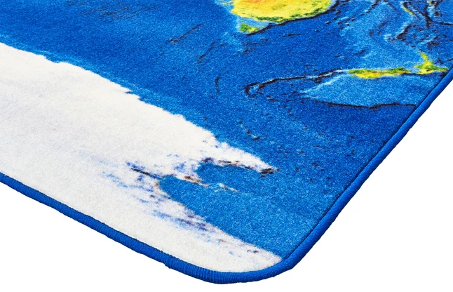 Promo π― Carpets For Kids Learn Our Earth Map Carpet, 4 X 8 Feet, Rectangle, Blue βοΈ 4 Promo π― Carpets For Kids Learn Our Earth Map Carpet, 4 X 8 Feet, Rectangle, Blue βοΈ - Image 2