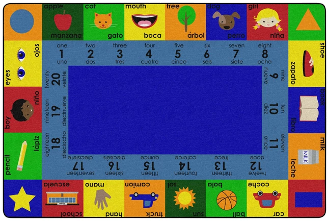 Flash Sale β€οΈ Childcraft Bilingual Carpet, 8 X 12 Feet, Rectangle π€© 3 Flash Sale β€οΈ Childcraft Bilingual Carpet, 8 X 12 Feet, Rectangle π€©