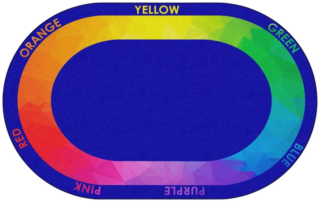 Wholesale 𧨠Childcraft Color Wheel Carpet, 6 X 9 Feet, Oval β 3 Wholesale 𧨠Childcraft Color Wheel Carpet, 6 X 9 Feet, Oval β