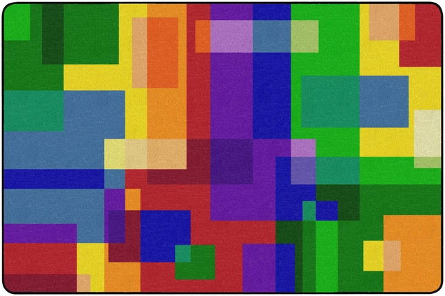 Buy π Childcraft Geo Squares Carpet, 6 X 9 Feet, Rectangle 𧨠3 Buy π Childcraft Geo Squares Carpet, 6 X 9 Feet, Rectangle π§¨