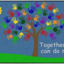 Childcraft Sales 18 Brand new 😀 Childcraft Together Tree Carpet, 8 X 12 Feet, Rectangle 🥰