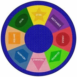 Promo π Flagship Carpets Shape Sorter, 6 Feet, Round π
