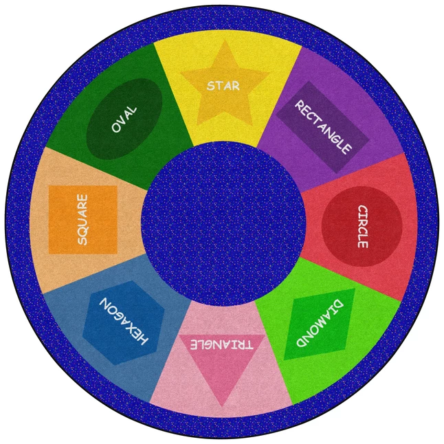 Promo π Flagship Carpets Shape Sorter, 6 Feet, Round π 3 Promo π Flagship Carpets Shape Sorter, 6 Feet, Round π