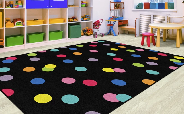 Top 10 π₯° Schoolgirl Style Just Teach Rainbow Polka Dots Rug, 7 Feet 6 Inches X 12 Feet π 4 Top 10 π₯° Schoolgirl Style Just Teach Rainbow Polka Dots Rug, 7 Feet 6 Inches X 12 Feet π - Image 2